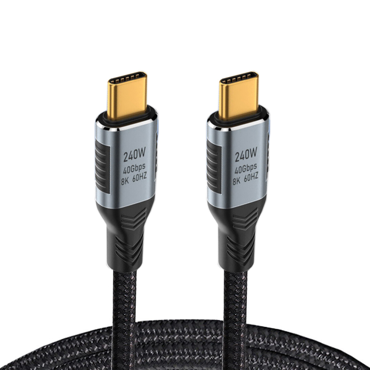 CY USB-C 240W USB4 Cable 40Gbps USB3.1 100W 8K@60Hz 5K USB4.0 Compatible