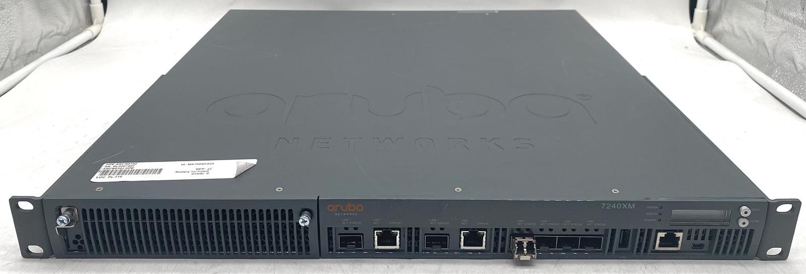 HPE ARUBA 7240XM JW784A ARCN0102 NETWORK MANAGEMENT MOBILITY CONTROLLER