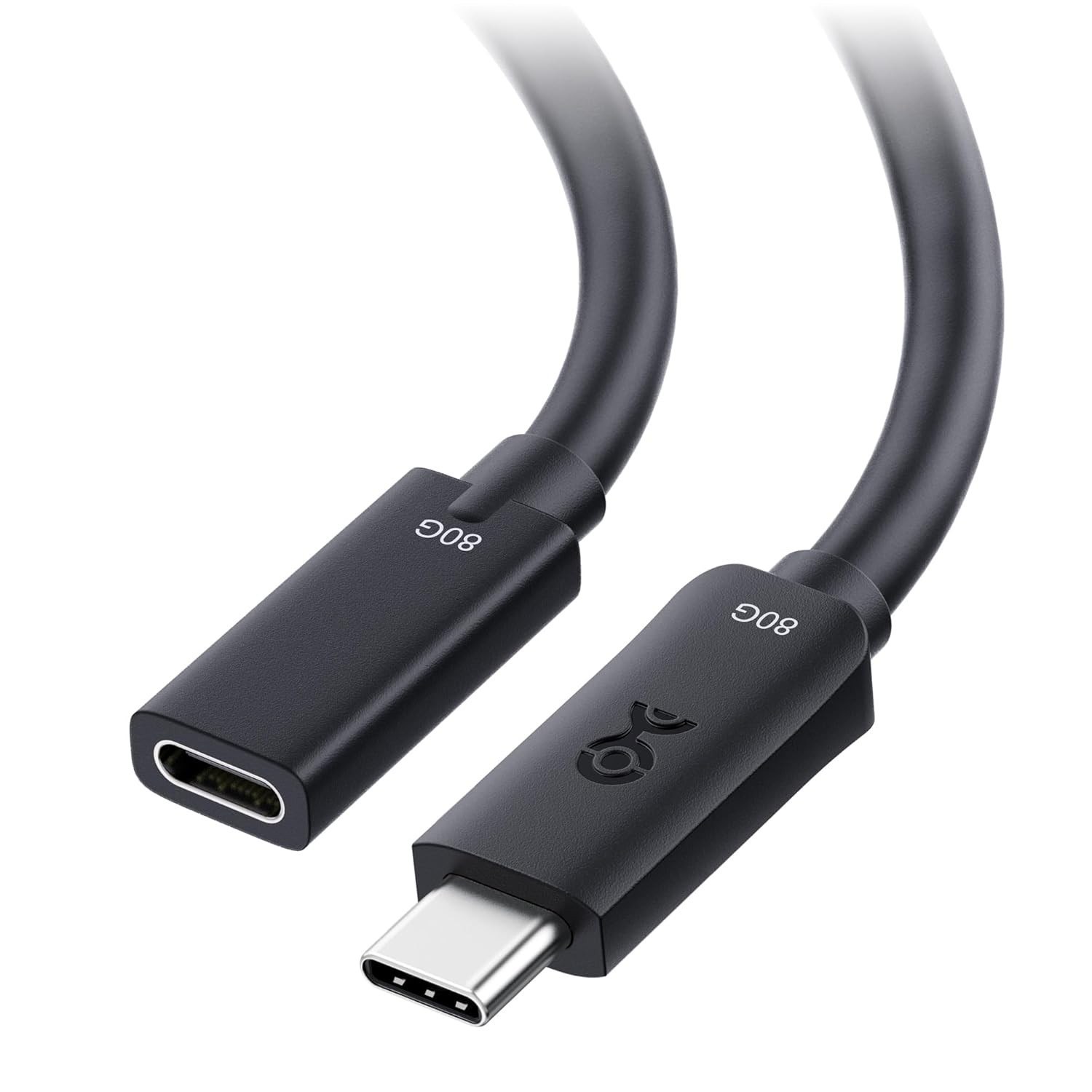 80Gbps USB4 Extension Cable, USB C Extender, 3.3Ft / 1M | [8K@120Hz / 4K@480Hz V