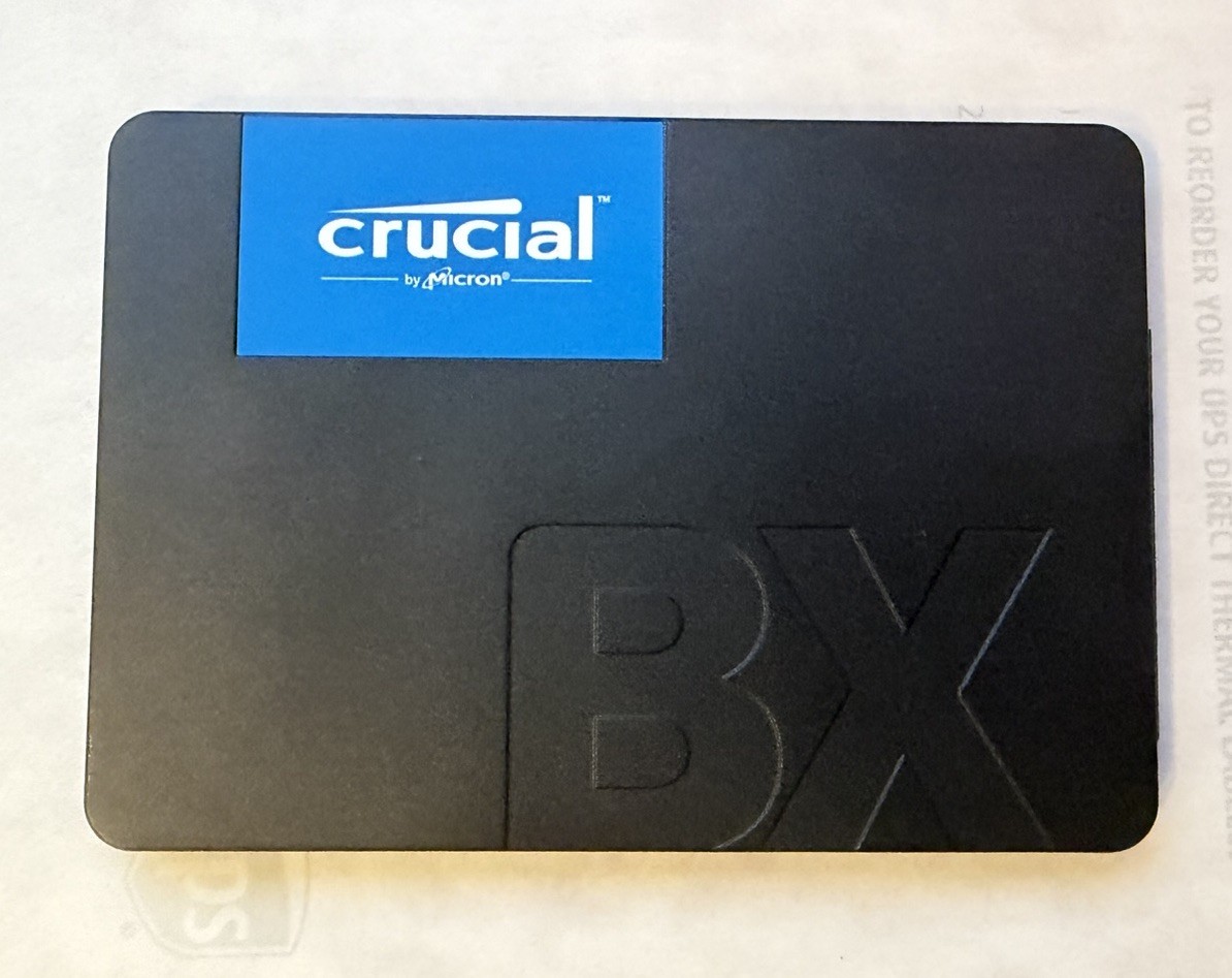 Crucial BX500 960GB 2.5" SATA SSD - 1TB Class, 97% Health -