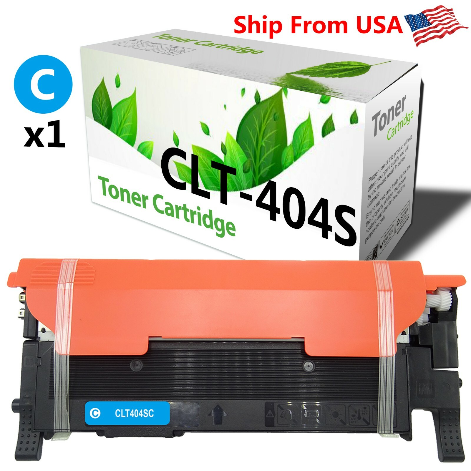 1 PK CLT-404S CLT404S Toner Cartridge for Samsung SL-C430W C432 C432W 480FW