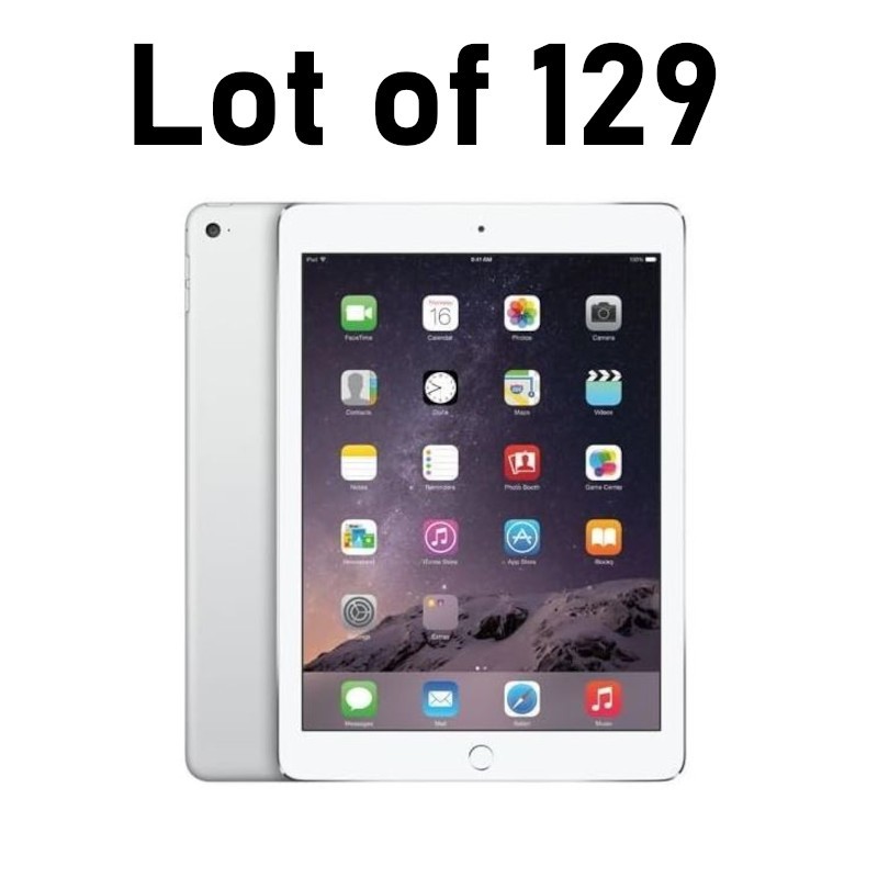 Apple iPad Air (1st Generation) – Model A1474 (Wi-Fi) Lot of 129