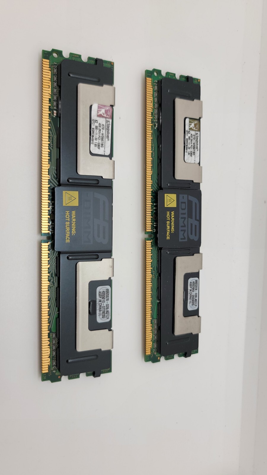 Kingston KTD-WS667/8G 8GB (2x4GB) DDR2 PC2-5300F 667MHz 240pin ECC Server Memory