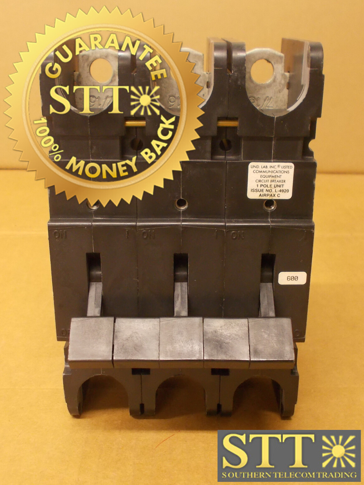 JTEP-3-1REC4R-30270-282 AIRPAX BOLT IN CIRCUIT BREAKER 600 AMP 3-POLE (PARALLEL)