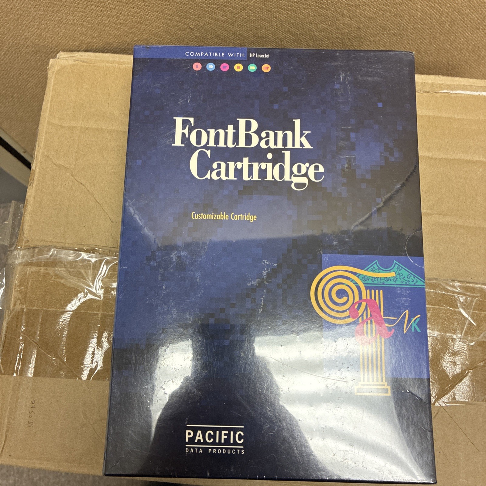 Pacific Data Products Fontbank Font Cartridge for HP LaserJet New Sealed