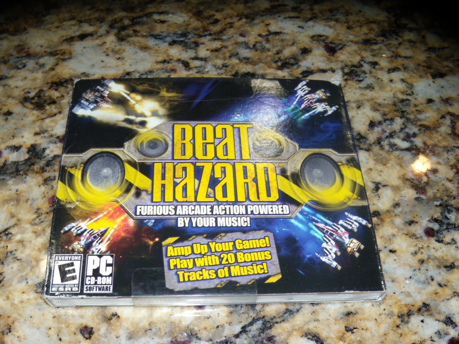 Beat Hazard Furious Arcade Action Powered by Your Music for the PC Sealed