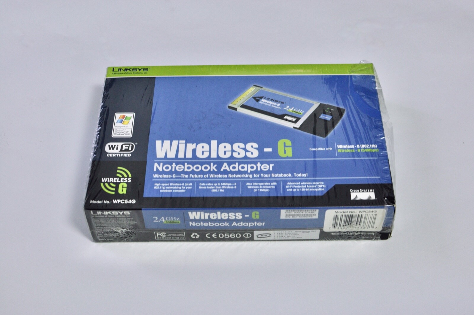 Linksys Wireless G Notebook Adapter