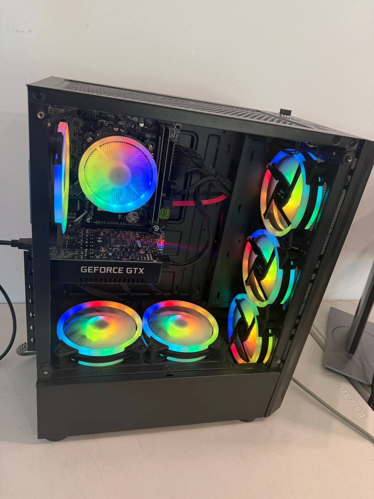 512GB SSD 16GB RAM Gaming PC i7-4770 GTX 1660 SUPER 6GB WiFi RGB