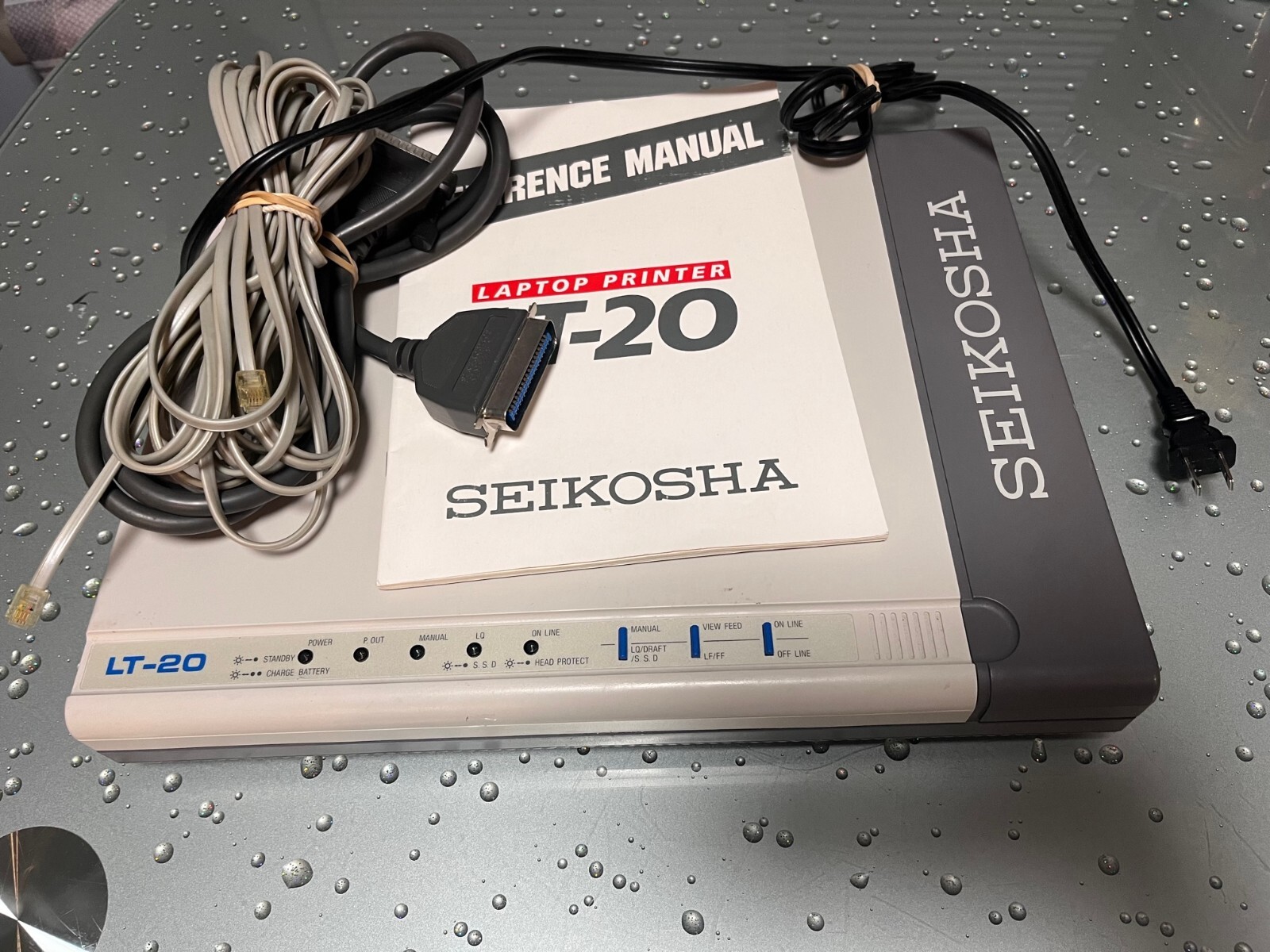Rare 1991 SEIKO Seikosha Japan Japanese LT-20 A Portable Laptop Matrix Printer