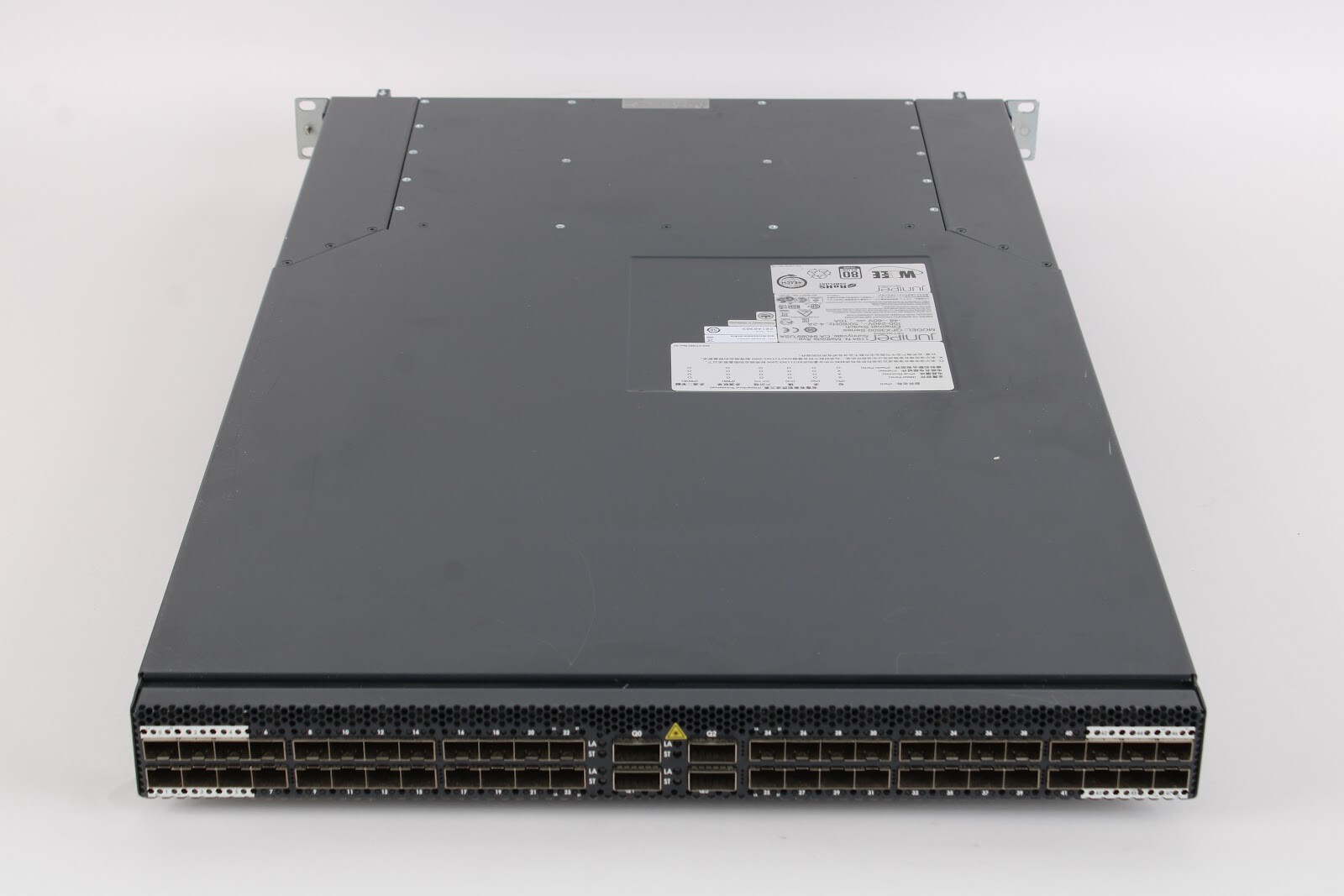 Juniper QFX3500-48S4Q-E 48-Port SFP+10G Switch W/2 JPSU-650W-AC-AFI-A Pwr Supply