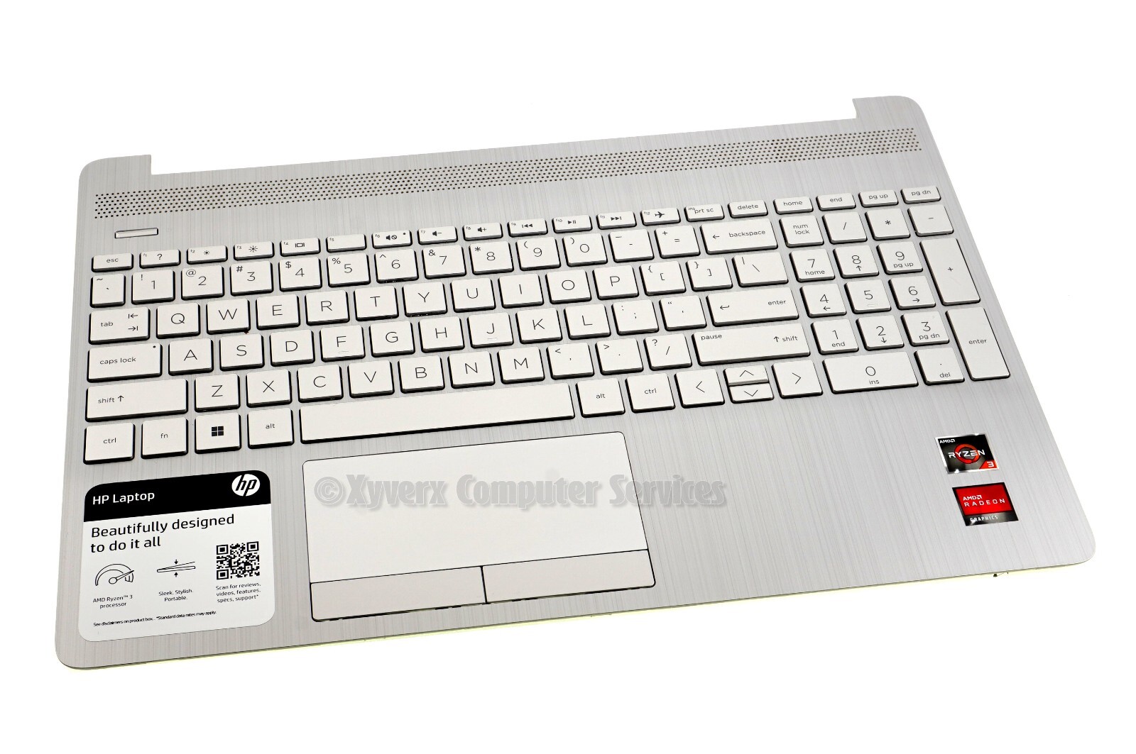 L52023-001 AP2H8000510 OEM HP TOP COVER 15-GW 15-GW0123OD (GRD A)(BD13)