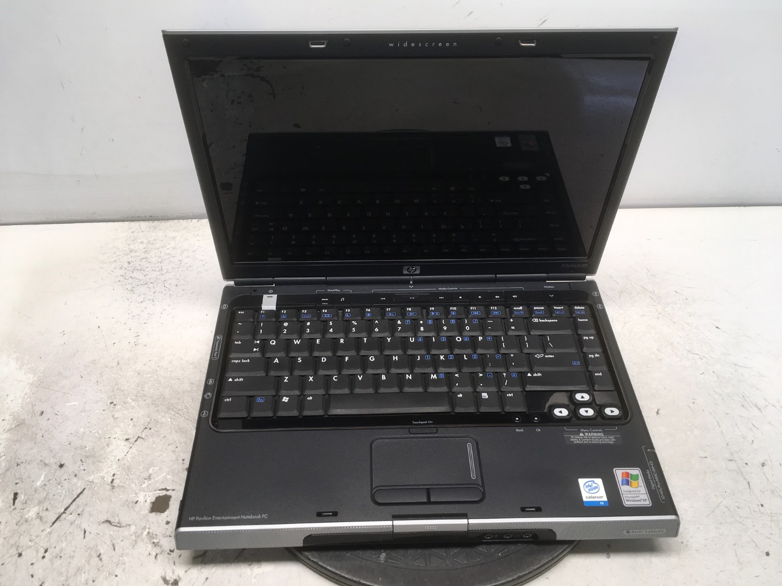 HP Pavilion DV1310US Intel Celeron M 1500Mhz 512 MB NO HDD No Batt READ