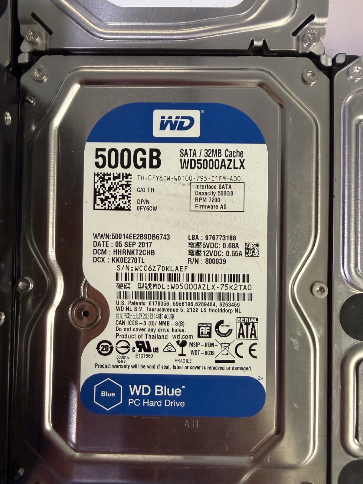 3.5 Hard Drives Western Digital Hitachi Dell Seagate Multiple Selections