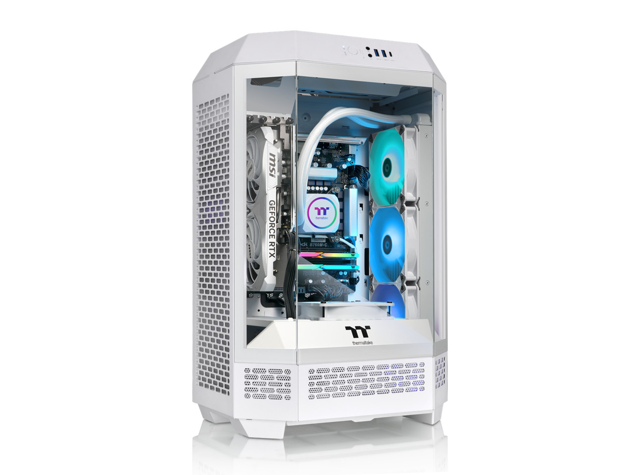 Thermaltake Gaming Desktop PC T3WT-B650-97X-LCS AMD Ryzen 7 7800X3D 32GB DDR5 2T