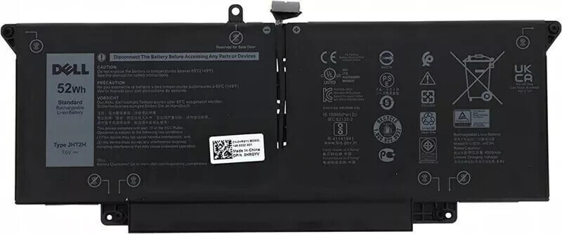 New OEM 52Wh JHT2H Battery for Dell Latitude 7310 7410 07CXN6 04V5X2 0WY9MP US