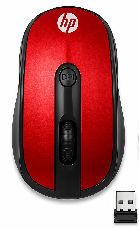 Pack of 5 New HP V3100 Wireless Optical Mice (Black) – Reliable 2.4GHz Wireless