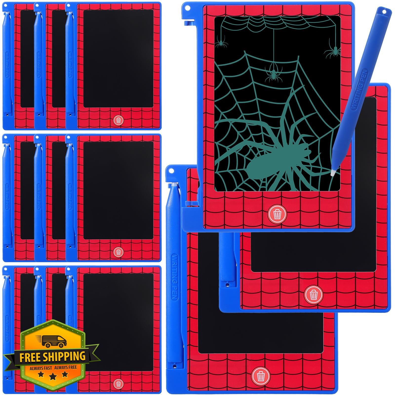 Nezyo 12 Spider Mini LCD Writing Tablet Doodle Board Party Favors