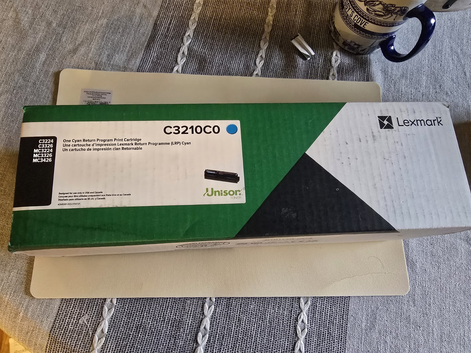 Original Lexmark C3210C0 Toner Cartridge - Cyan