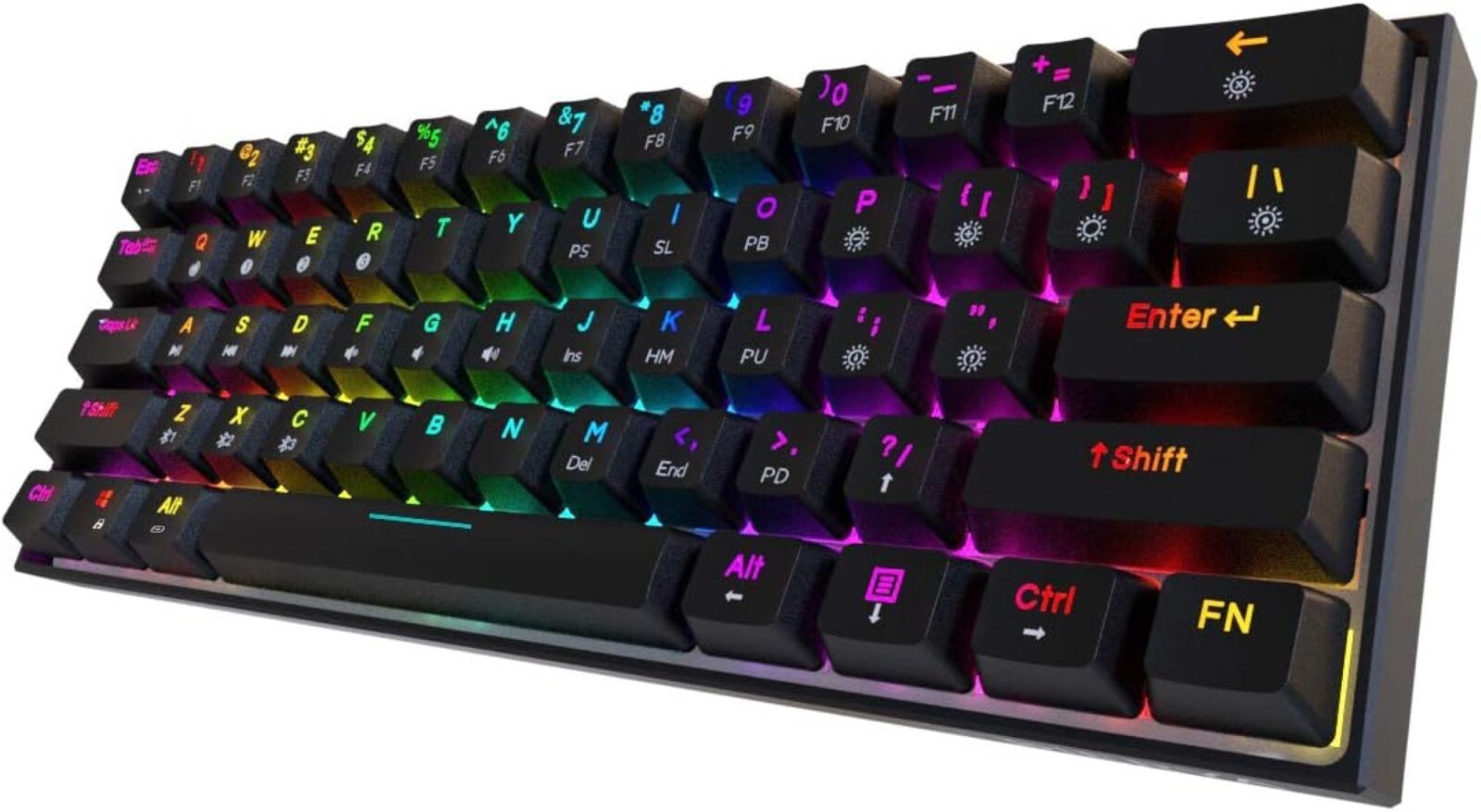 DIERYA DK61 Pro 60% Wireless/Wired Mechanical Mini Gaming Keyboard Programmable
