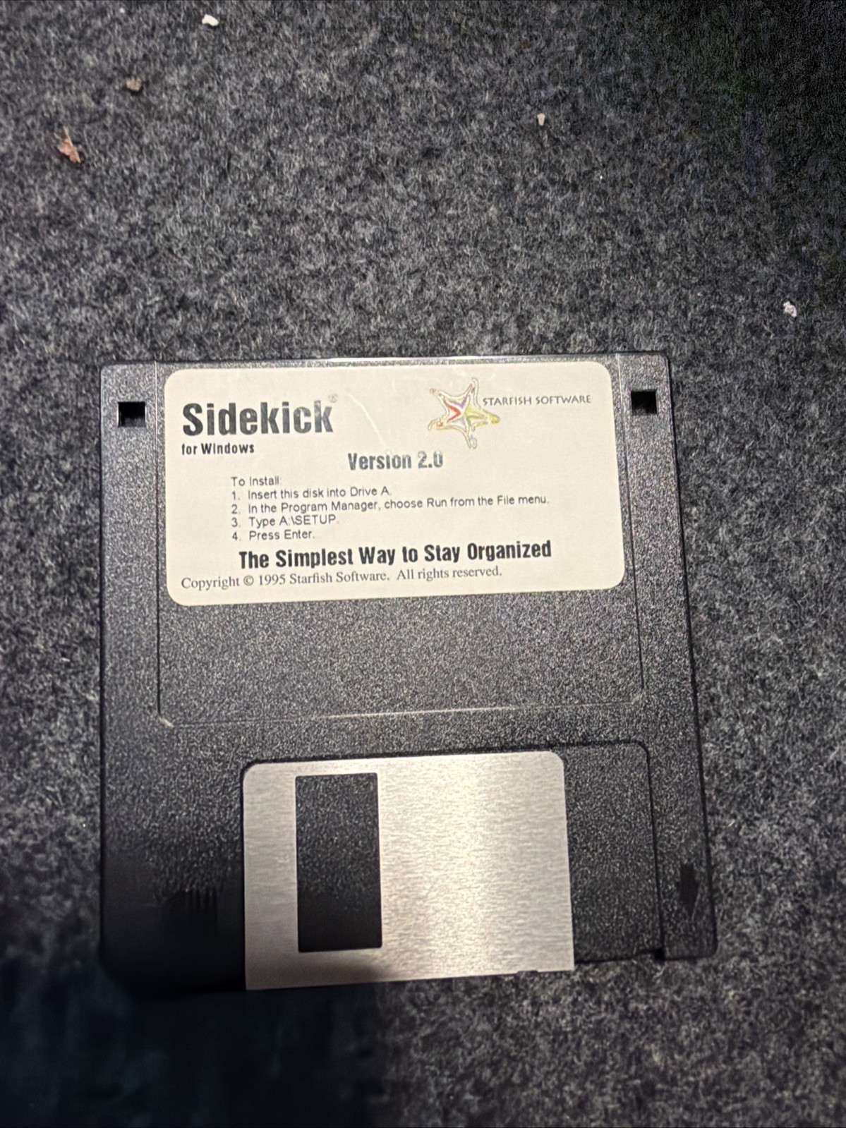 Sidekick Version 2.0 for Windows 3.1 Guide and Disc Starfish Software 1995