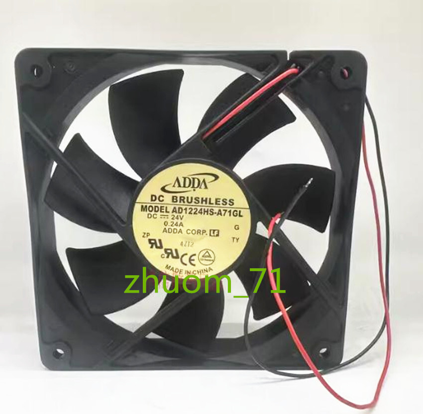 1PC ADDA 12025 AD1224HS-A71GL DC24V 0.24A Cooling fan