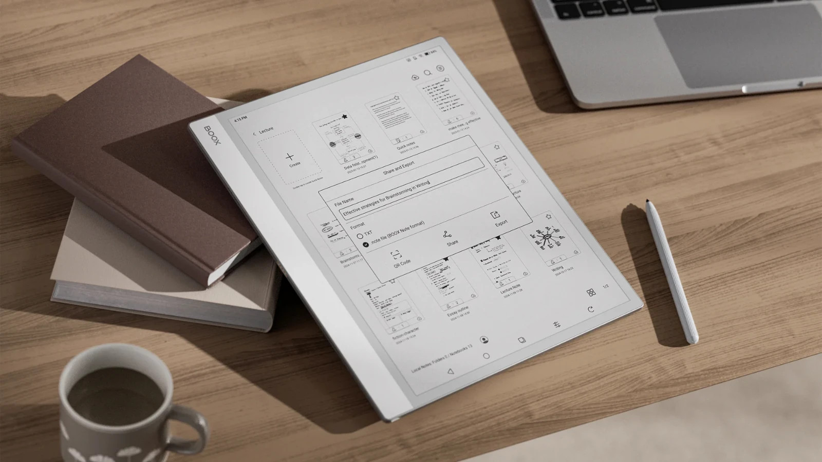 ONYX BOOX NOTE MAX — A4 Sized E-Paper Tablet