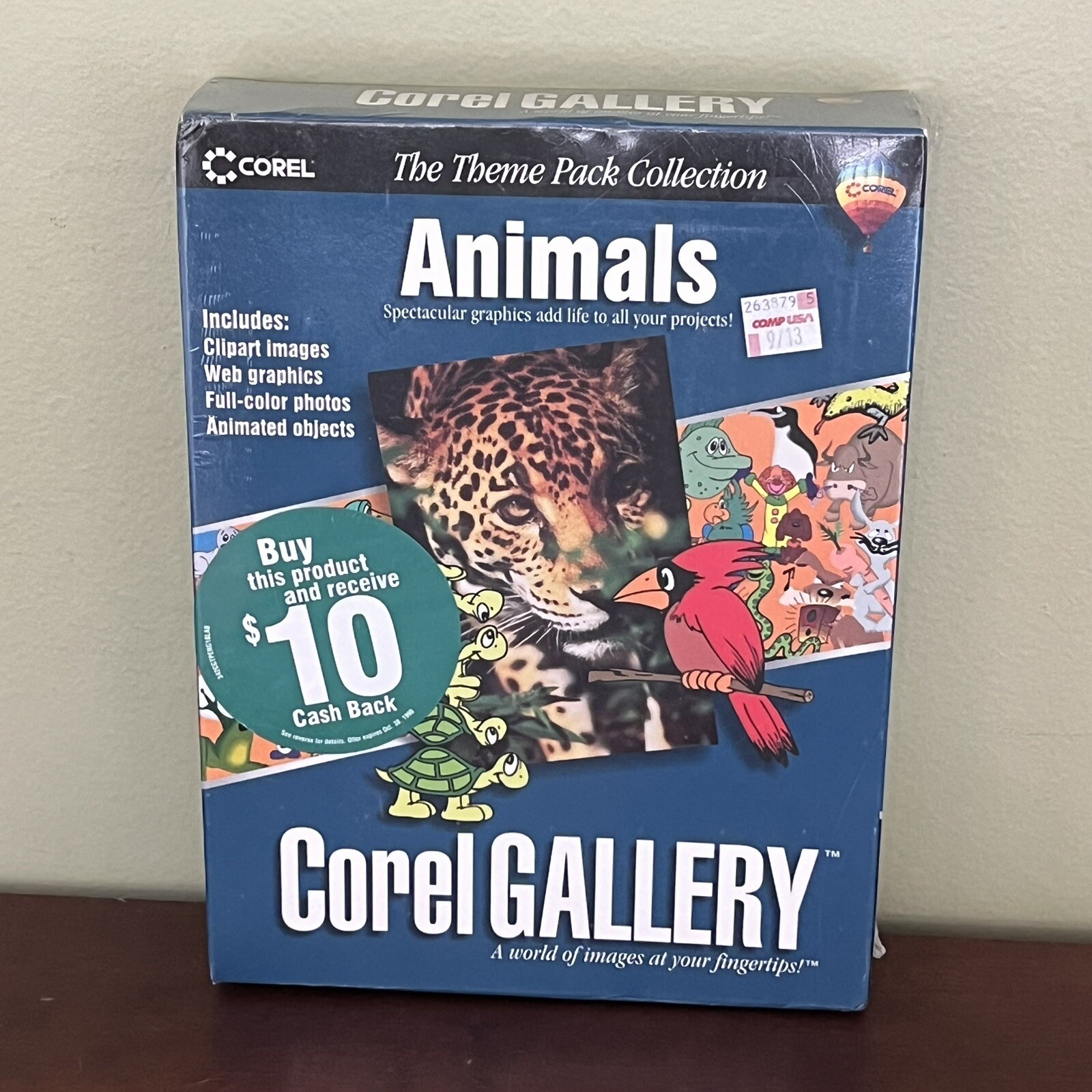 Corel Gallery Animals The Theme Pack Collection New Old Stock Comp USA