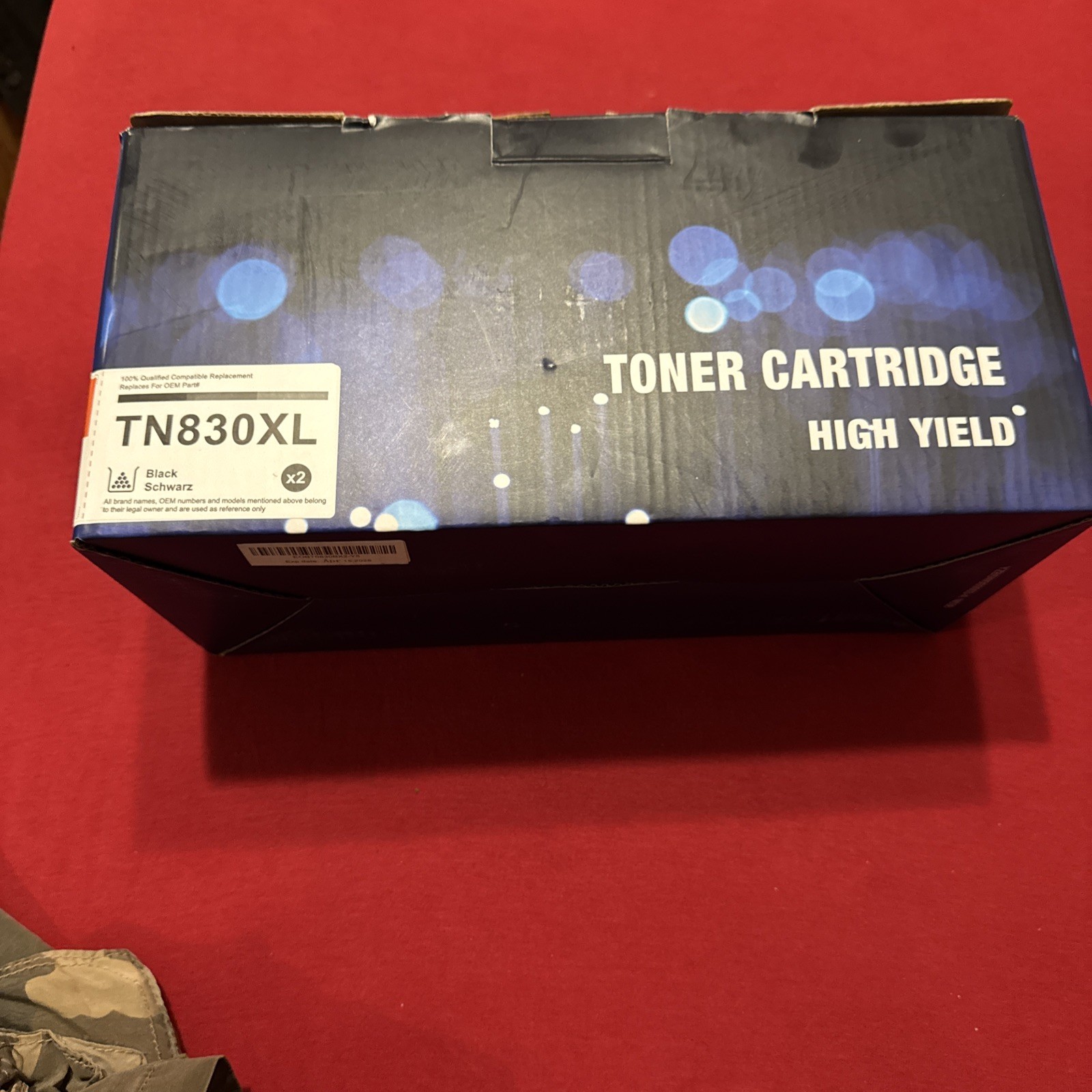 2-Pack TN830XL Toner Cartridge For Brother TN830 XL Exp-04/2028 NEW UNOPENED 