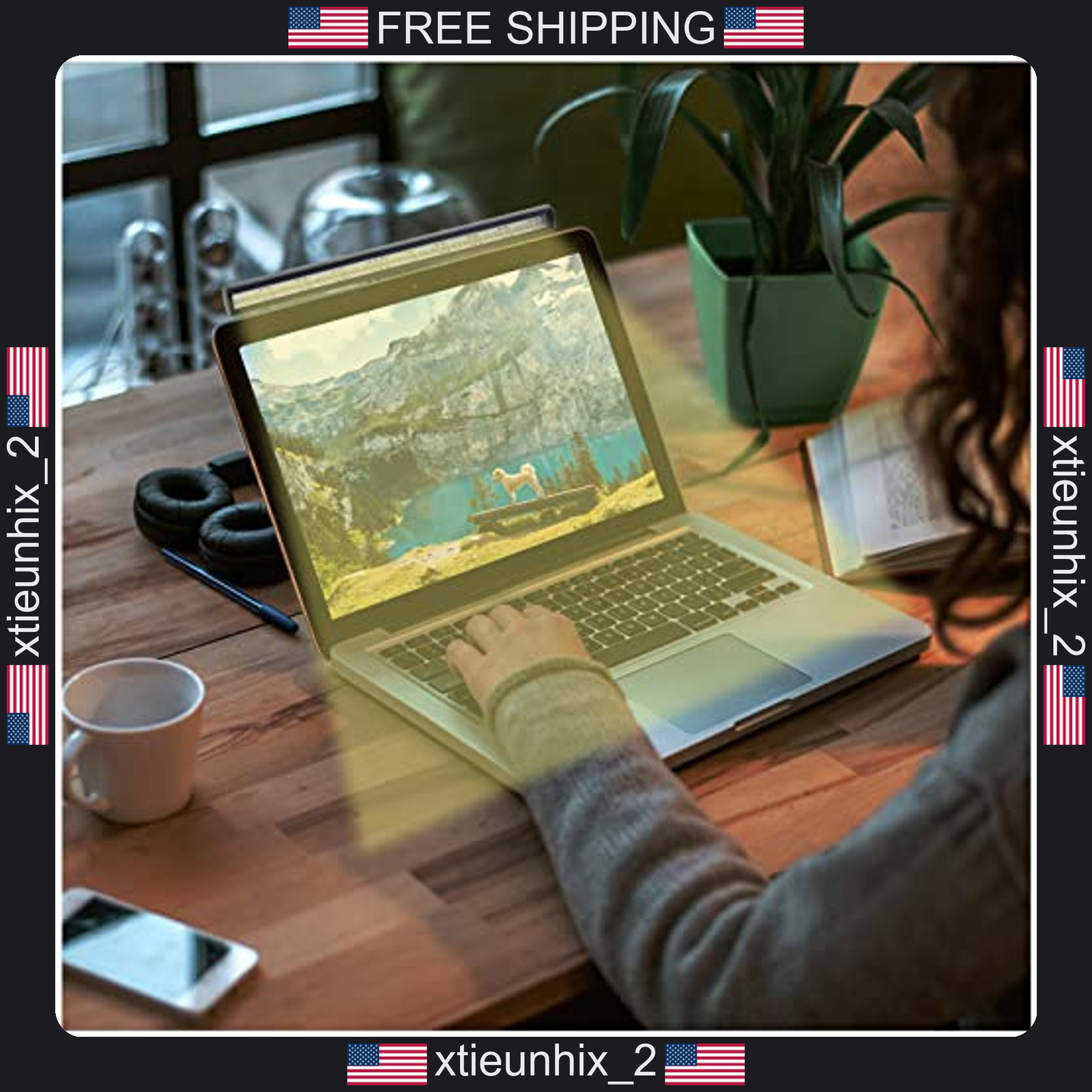 Laptop Monitor Light Bar Eye Protection LED USB Desk Lamp with 3 Color Modes