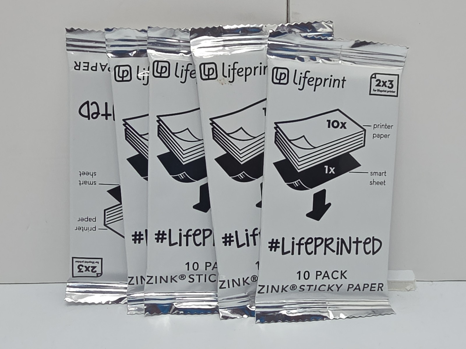 Polaroid Premium ZINK Photo Paper 2x3 Inch Snap 5x10 Sheets Pack