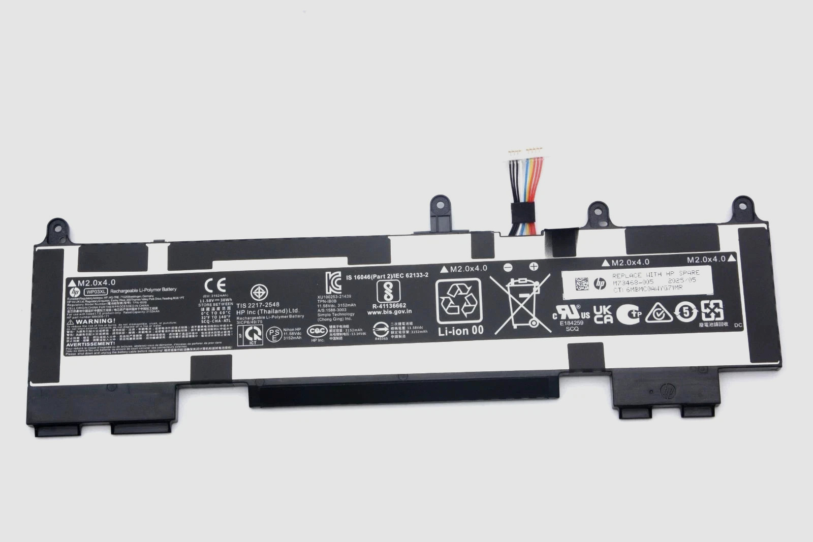 Genuine 38Wh WP03XL Battery For HP EliteBook 13/14/16 in Elite X360 1040 G9 G10