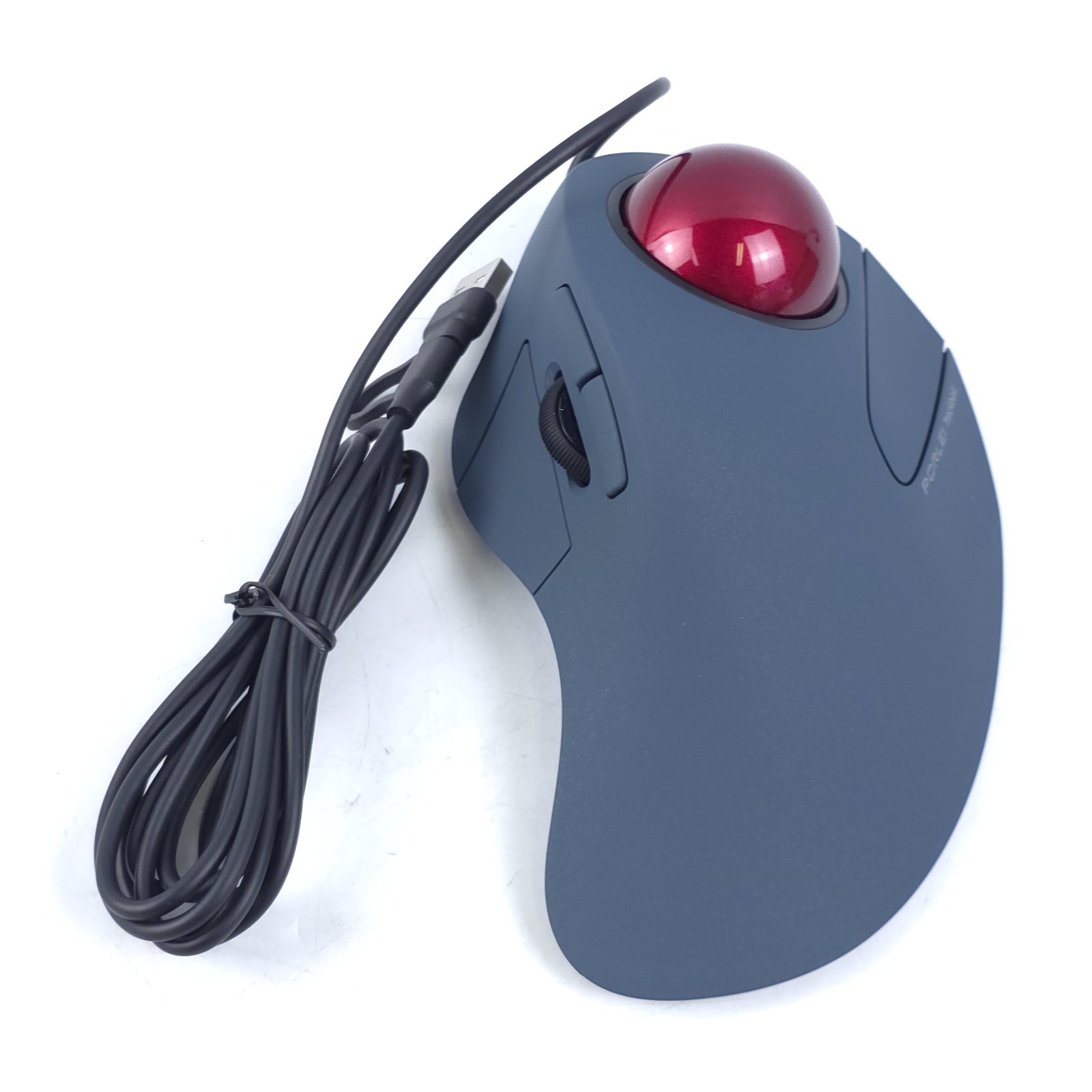 PORLEI Wired Trackball Mouse Large Hands Ergonomic Design Reduces Strain 