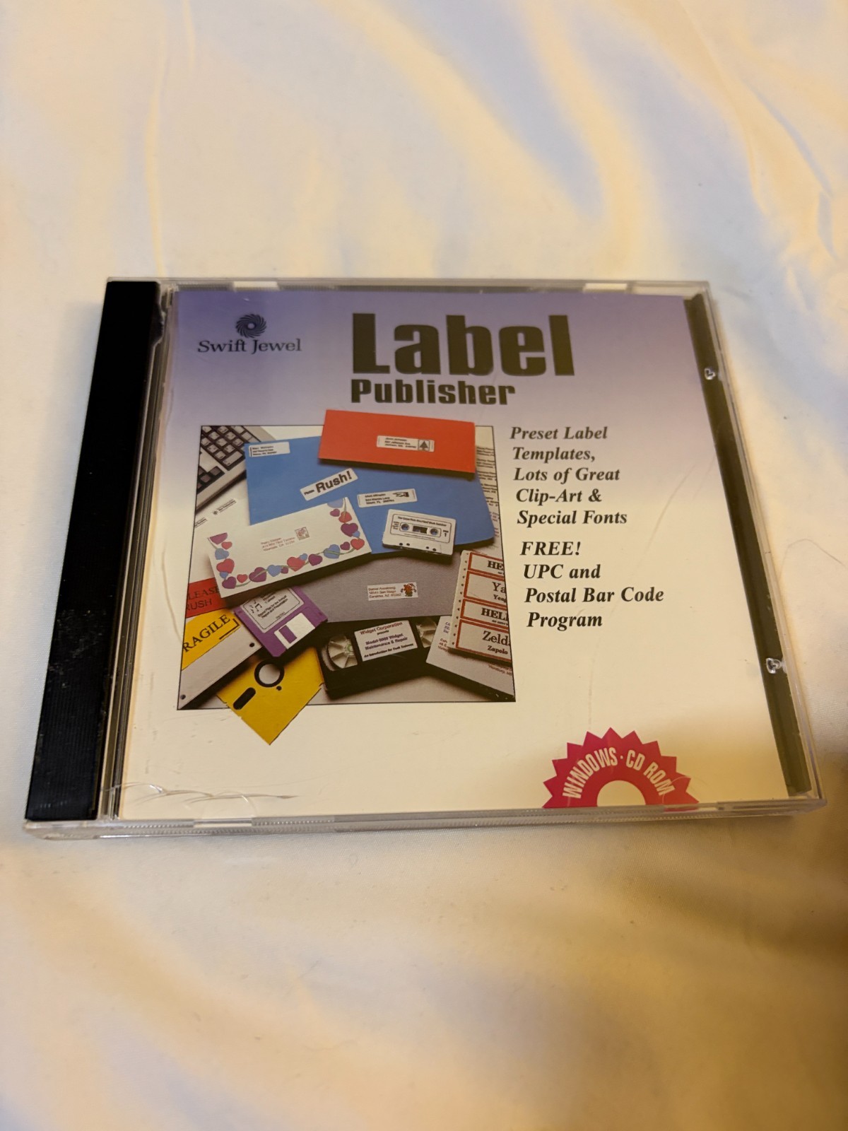 Label Publisher (Cosmi) (CD-ROM, Windows 3.1 Vintage PC Software) 1996
