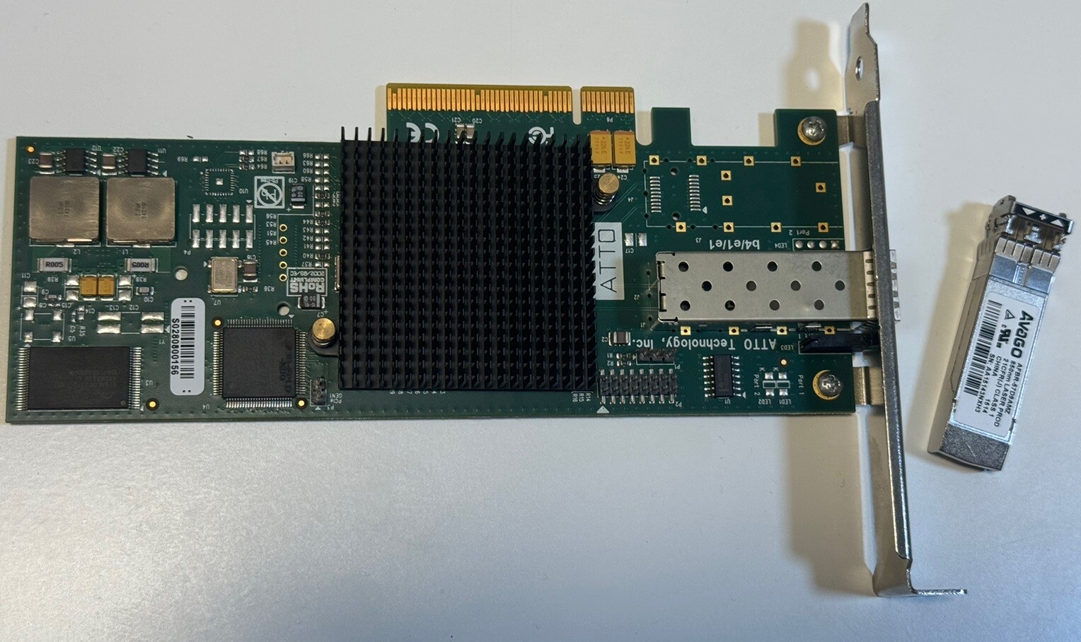 💻 ATTO Celerity FC-81EN 8Gb/s Fiber Single Channel PCIe Apple XServe/Mac Pro