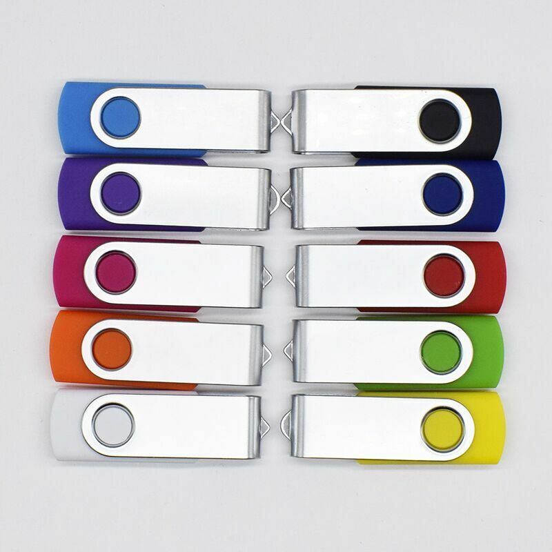 (5,10,50) X Wholesale Lot Metal USB Flash Drive Storage Memory Stick Fold U Disk