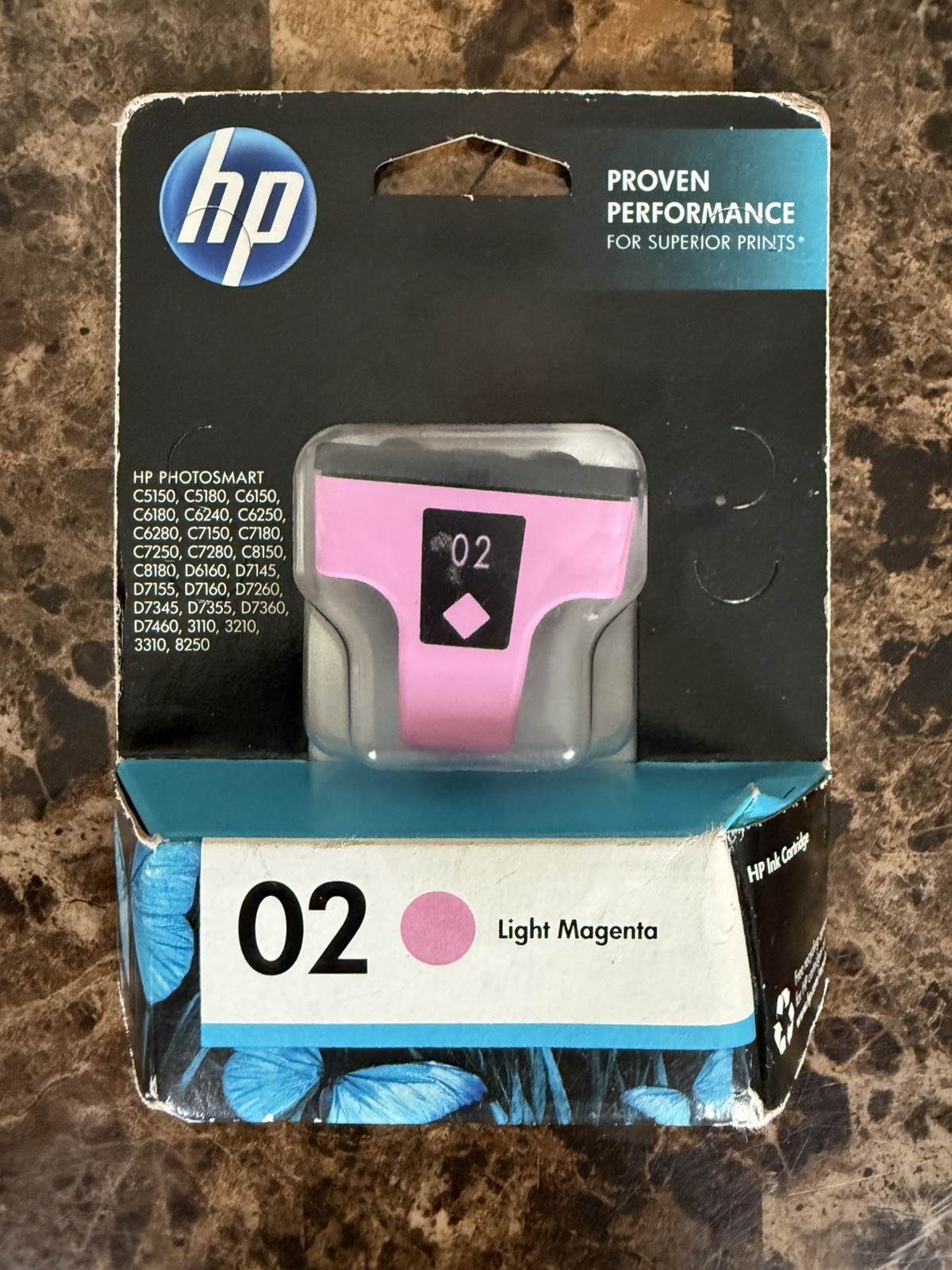 HP 02 Genuine Photosmart Replacement Ink Cartridges Magenta