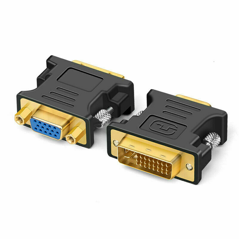 DVI-I Digital Dual Link Male 24+5 To Vga Adapter Computer Monitor Adapter USA