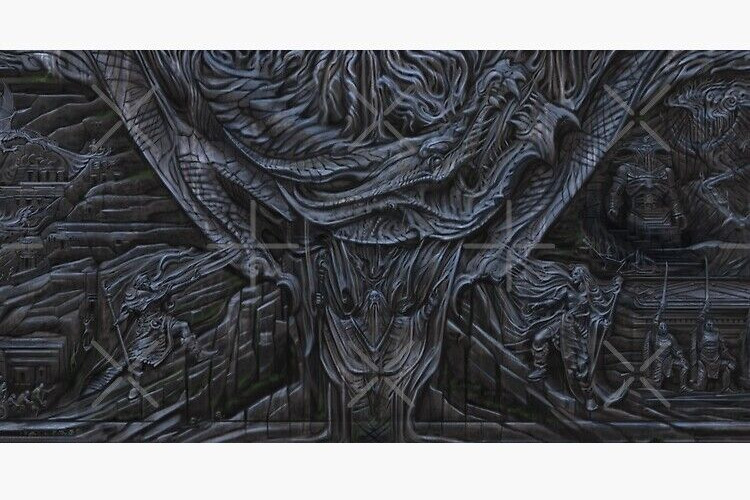 ⚔️Skyrim Desk Mat - Alduin, 80x40cm / 31.5in x 15.5in, Desk Pad, deskmat, merch