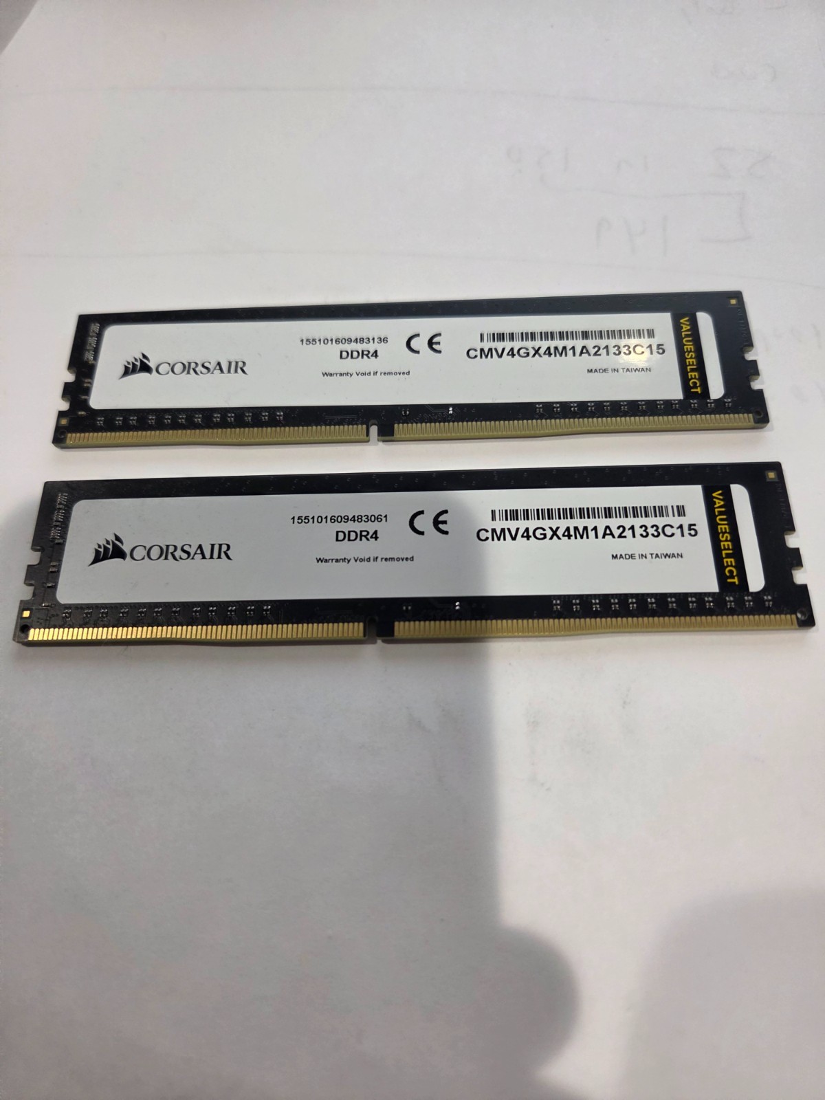 Corsair ValueSelect 8GB 2x4GB DDR4-2133 CL15 RAM CMV4GX4M1A2133C15