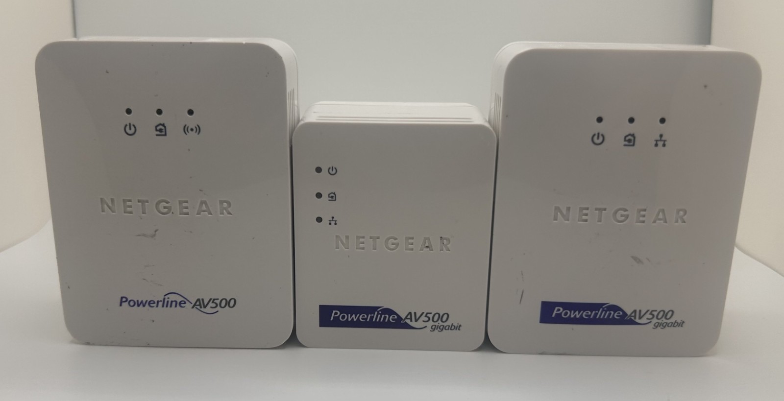 Netgear Powerline AV500 Adapter XAV5001, XAV5101, XWN5001 Set of 3