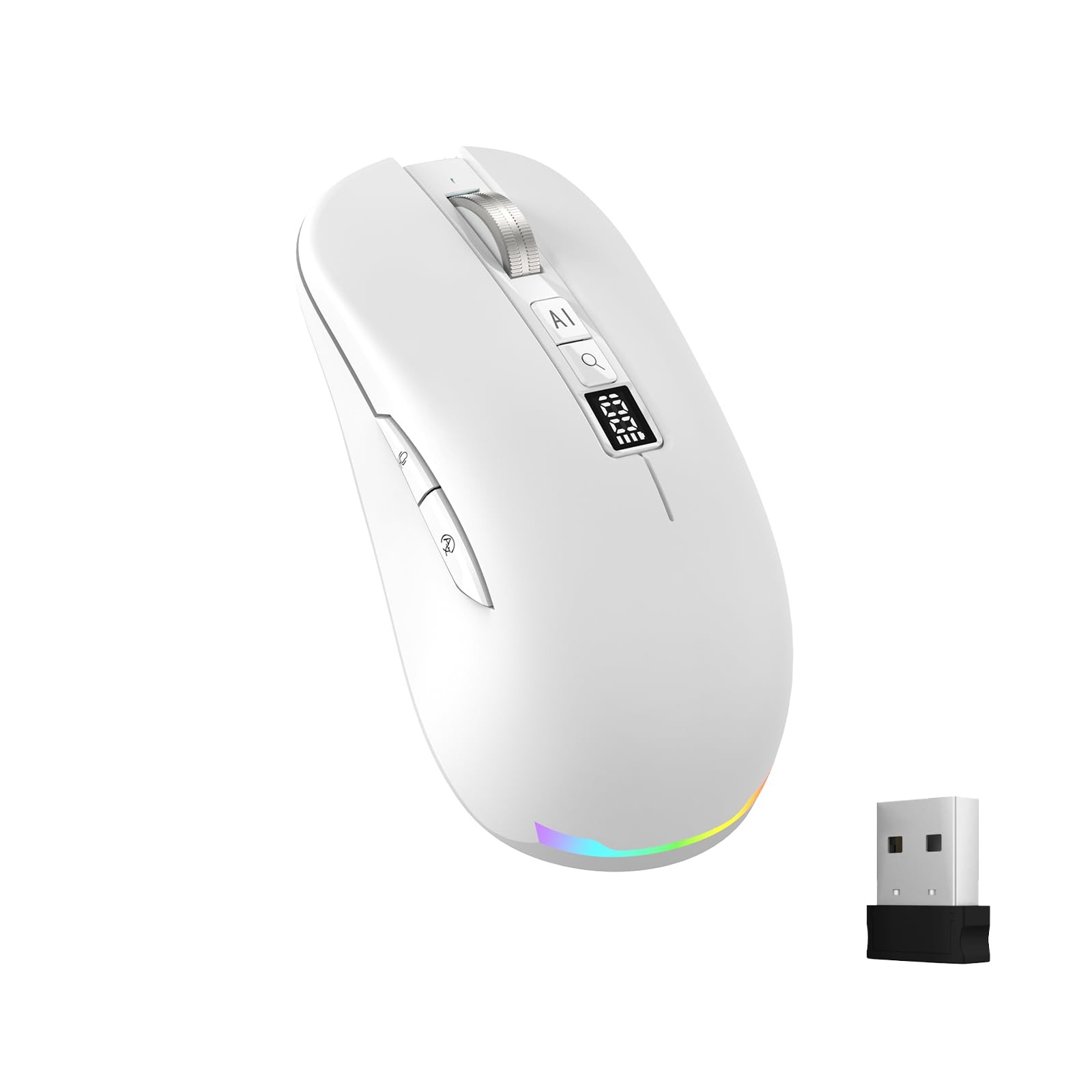 GAMINJA Ai Mouse with Voice Typing,Smart Voice Typing Mouse Multi Language Ai...