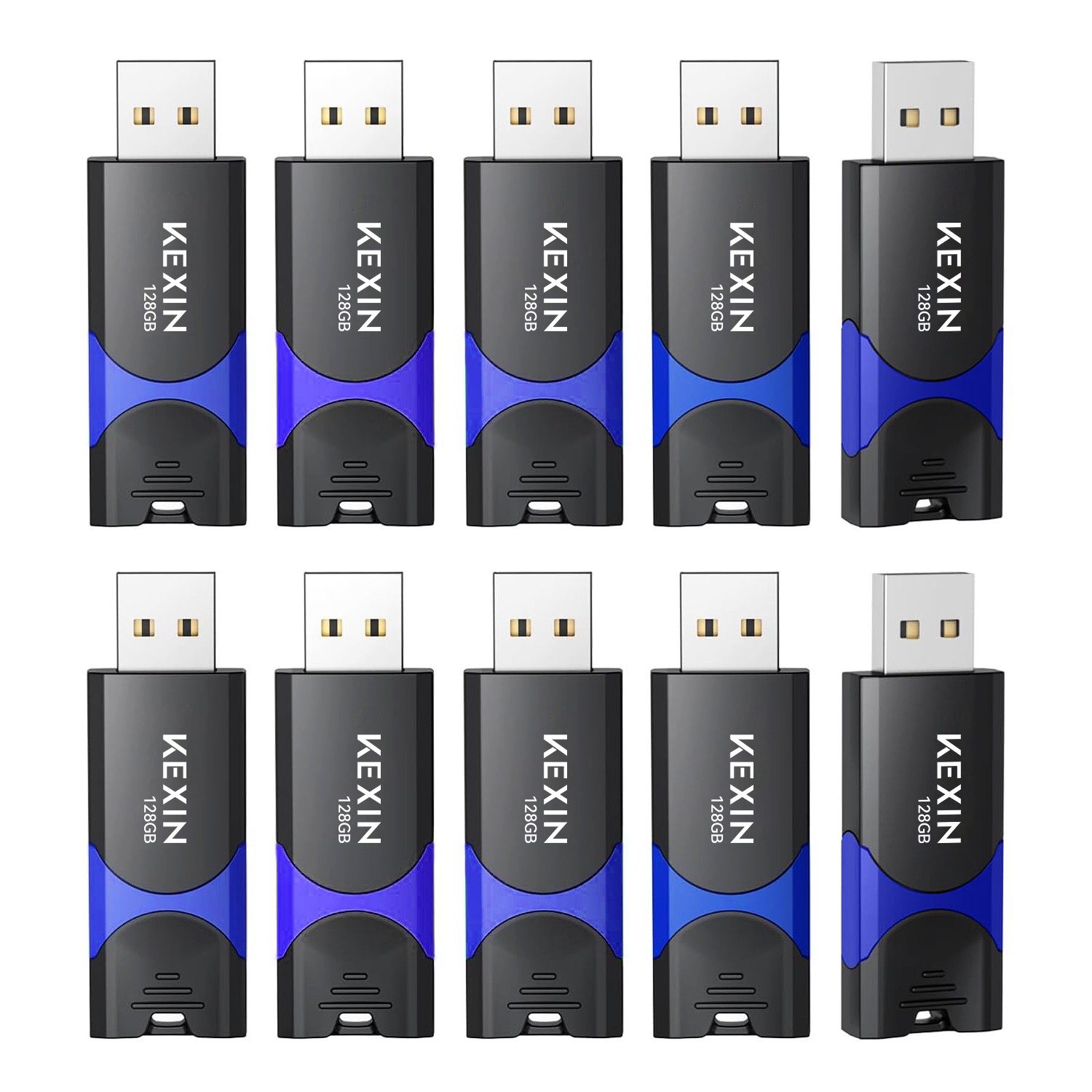 Wholesale USB 3.0 1/5/10PCS 128GB Retractable Style Flash Drive High Speed