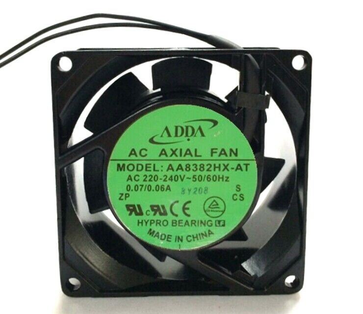 ADDA AA8382HX-AT 8038 220V 0.07A 8cm 2-Wire Cooling Fan