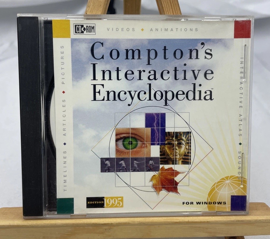 Compton's Interactive Encyclopaedia PC CDROM 1996 Windows 95