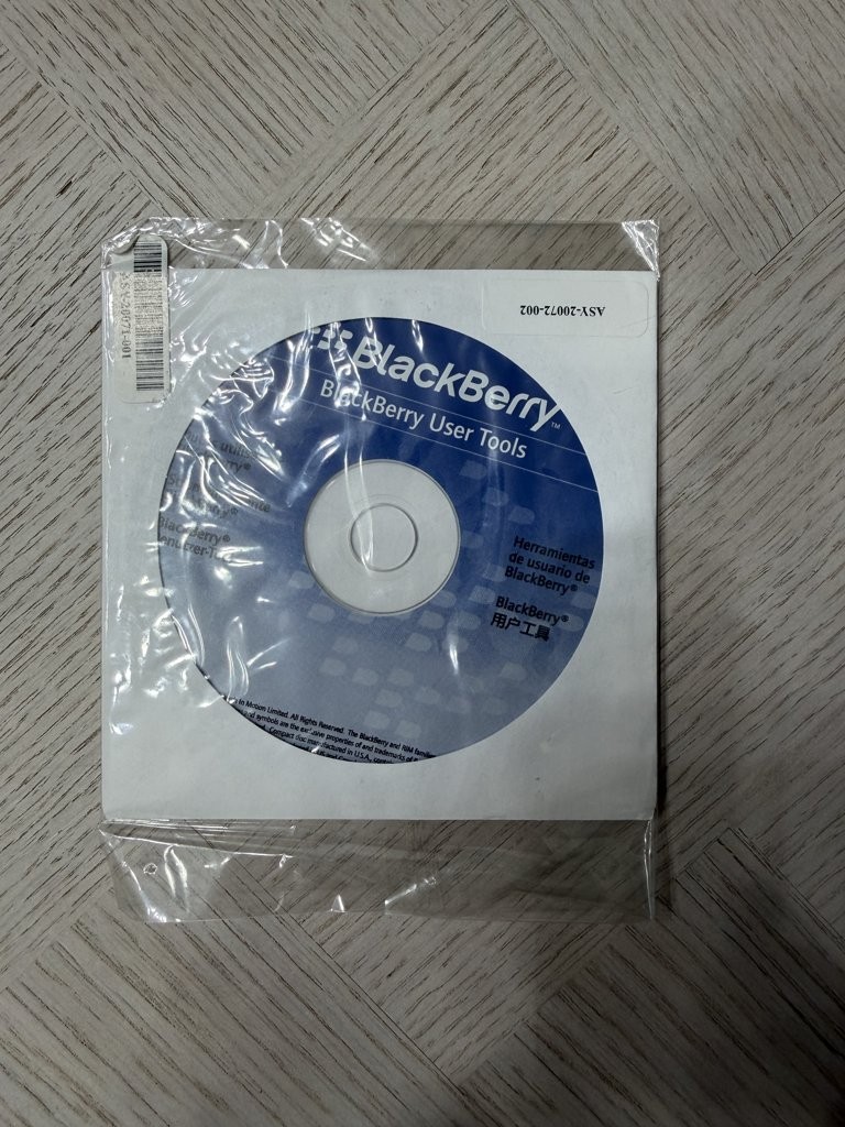 BlackBerry User Tools CD ROM Software Disk New Factory Sealed