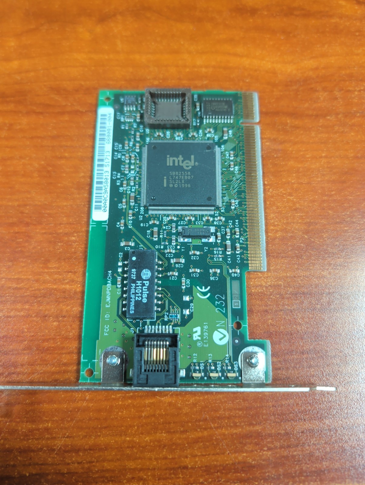 Intel EJMNPDBACH4 100TX NIC Card/PCI Network Card GREAT CONDITION
