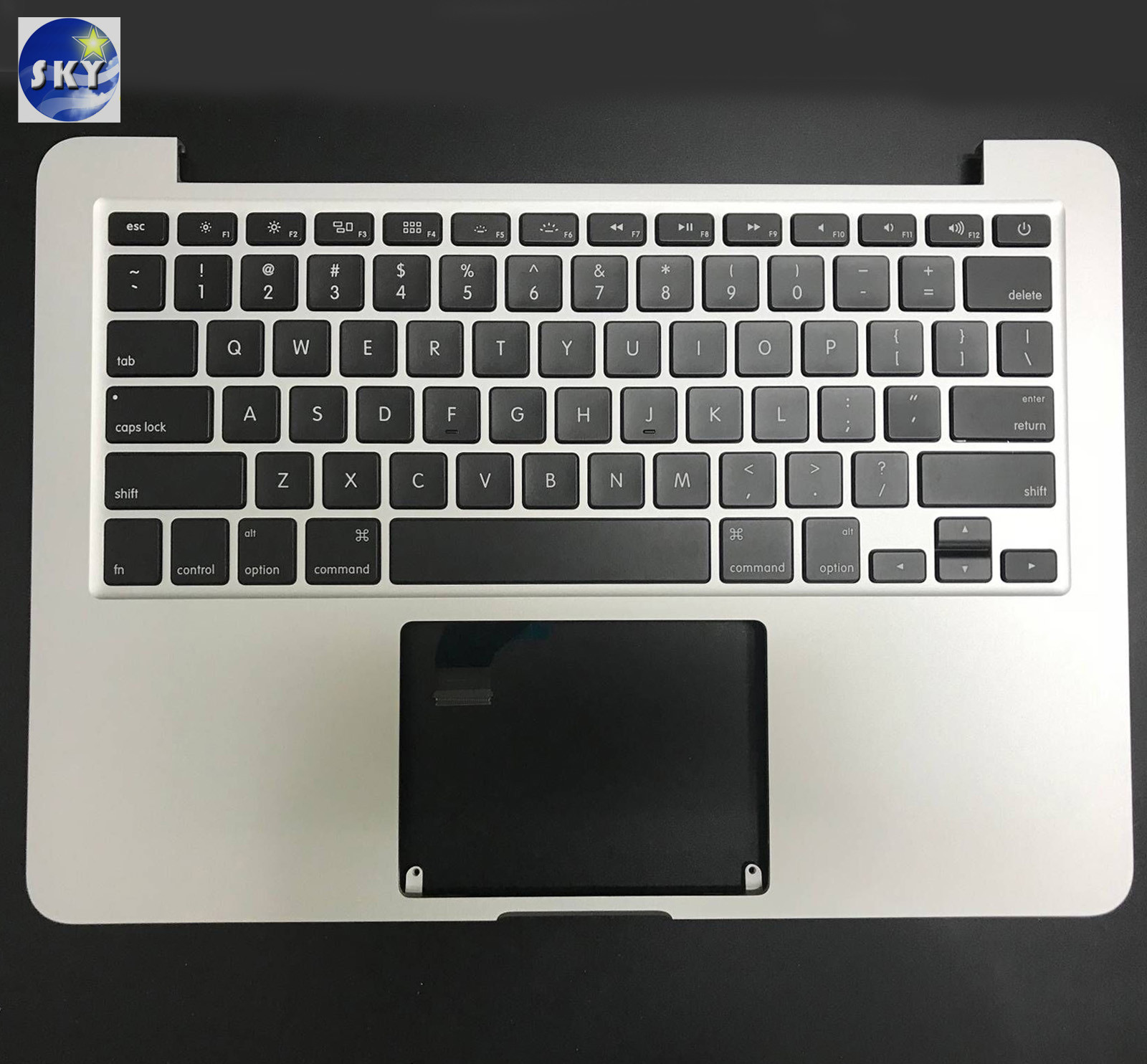 NEW Silver Palmrest Upper Case  Keyboard - MacBook Pro A1502 13.3" 2015