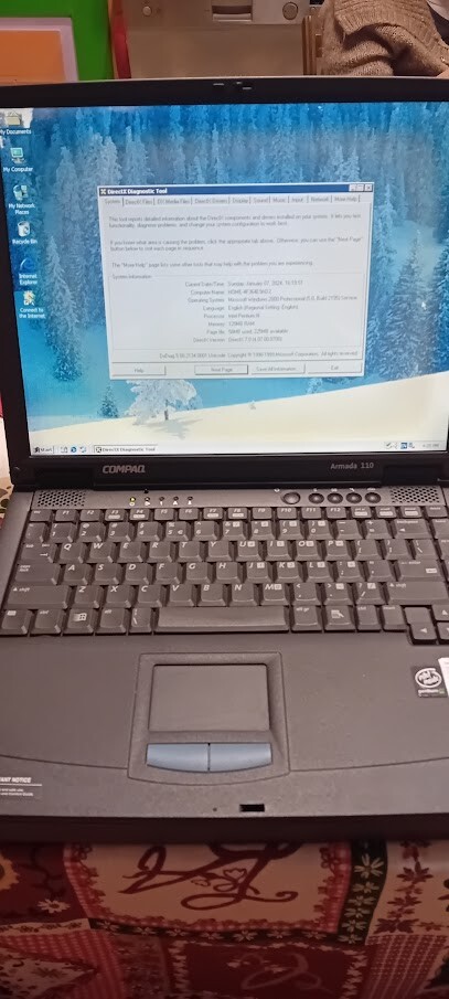 Laptop Compaq Armada 110