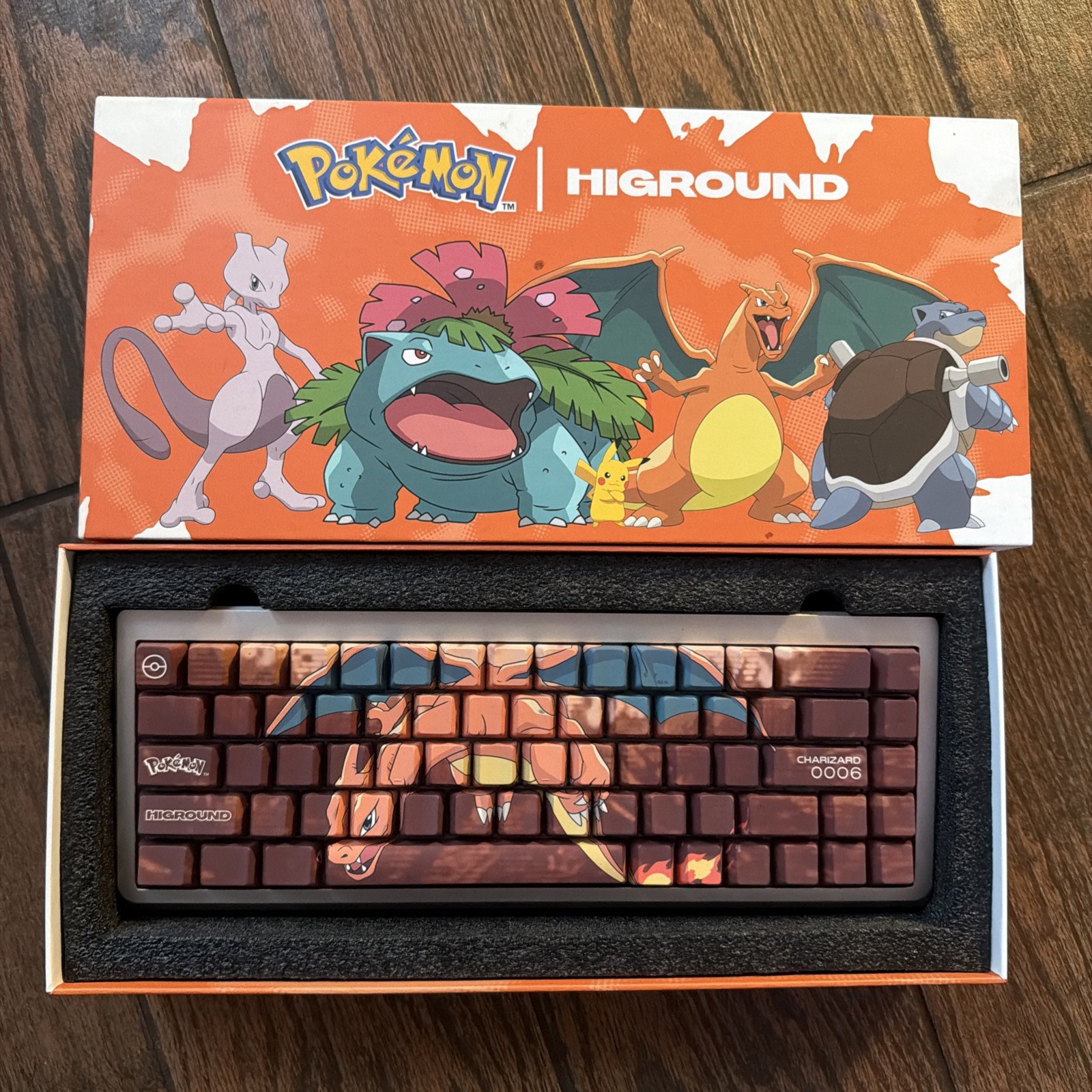 Pokémon x Higround Charizard Summit 65 Mechanical Keyboard CNC Aluminum