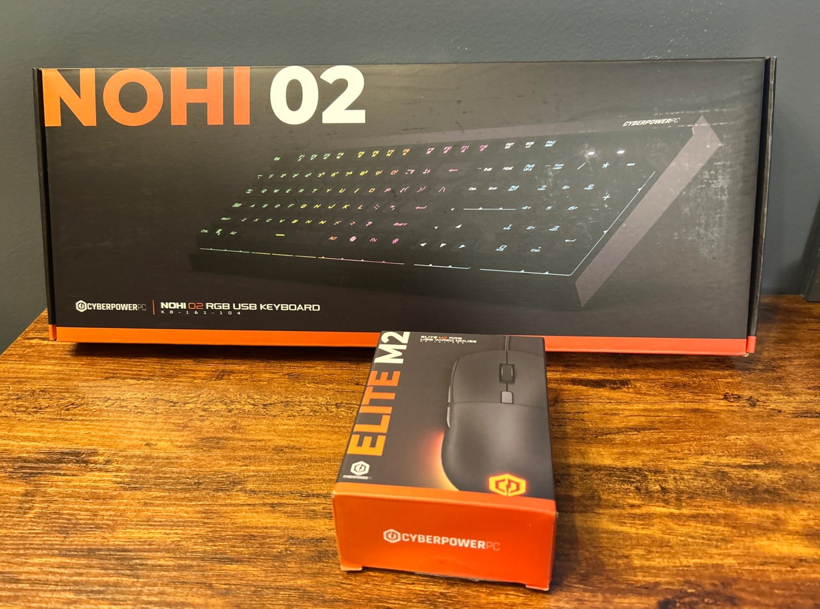 CyberPowerPC NOHI 02 RGB Keyboard & ELITE M2 RGB Mouse Combo - Open Box - New